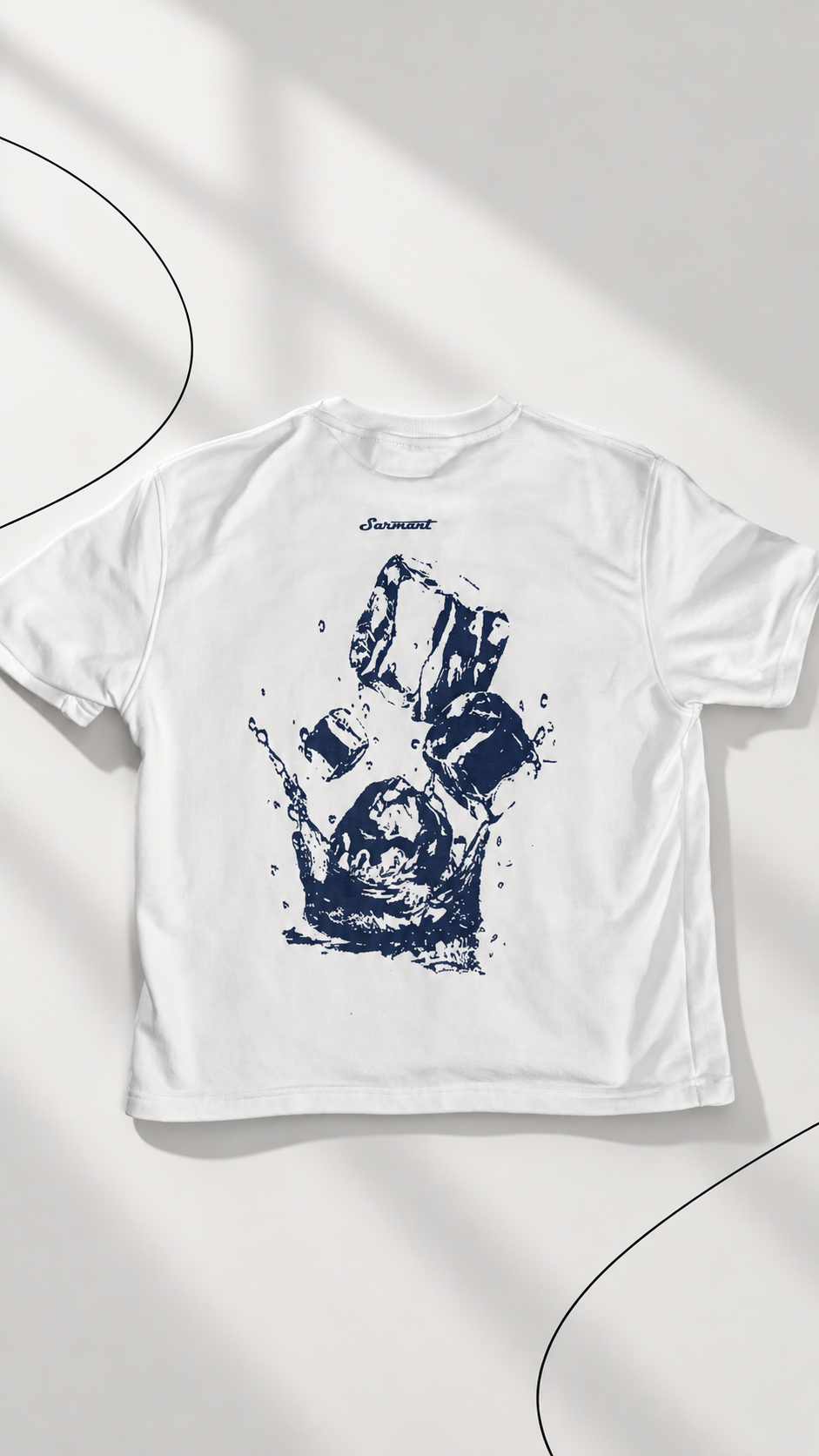 Ice Drop Overzised Tee (white)